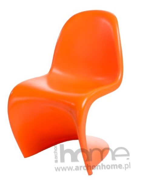 Krzes O Balance Pomara Czowe Inspirowane Panton Chair Archonhome